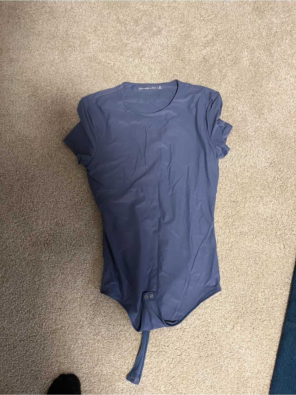 Short-Sleeve Bodysuit in Slate Blue - Women's